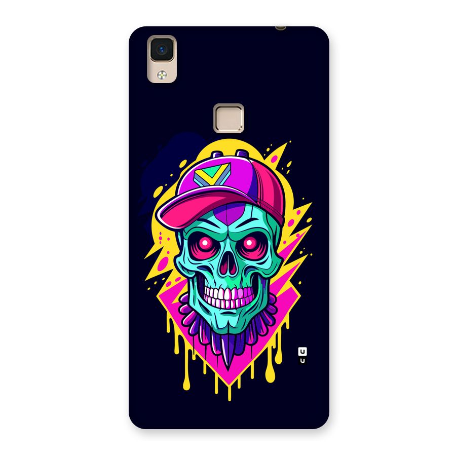 Skull In Cap Back Case for V3 Max