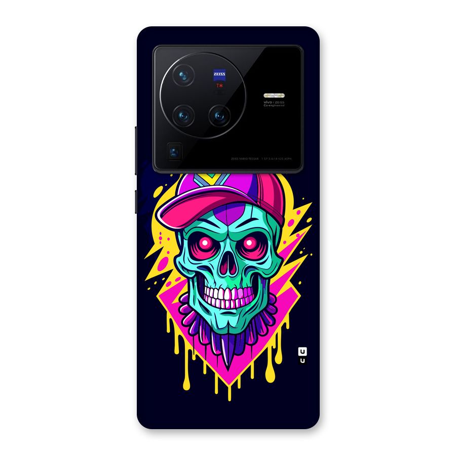 Skull In Cap Back Case for Vivo X80 Pro
