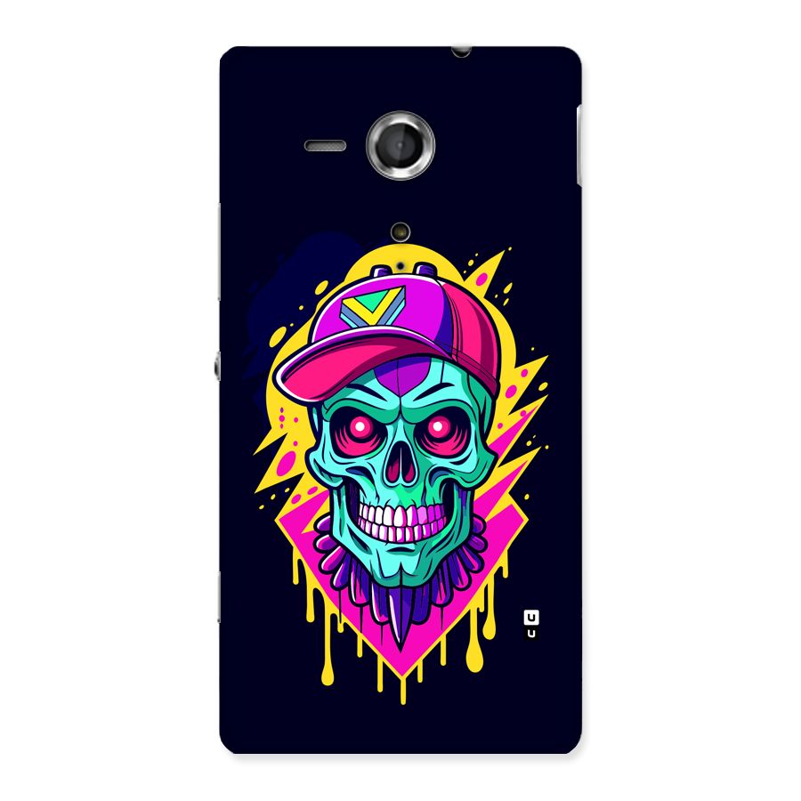 Skull In Cap Back Case for Xperia Sp
