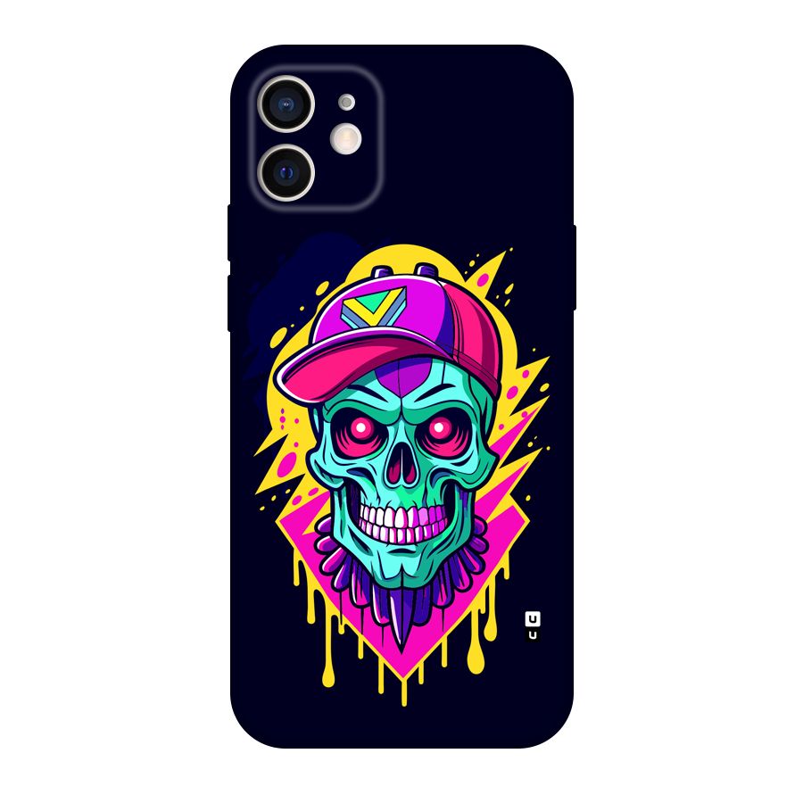 Skull In Cap Back Case for iPhone 12