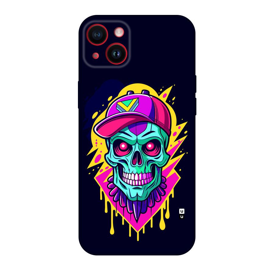 Skull In Cap Back Case for iPhone 14 Plus