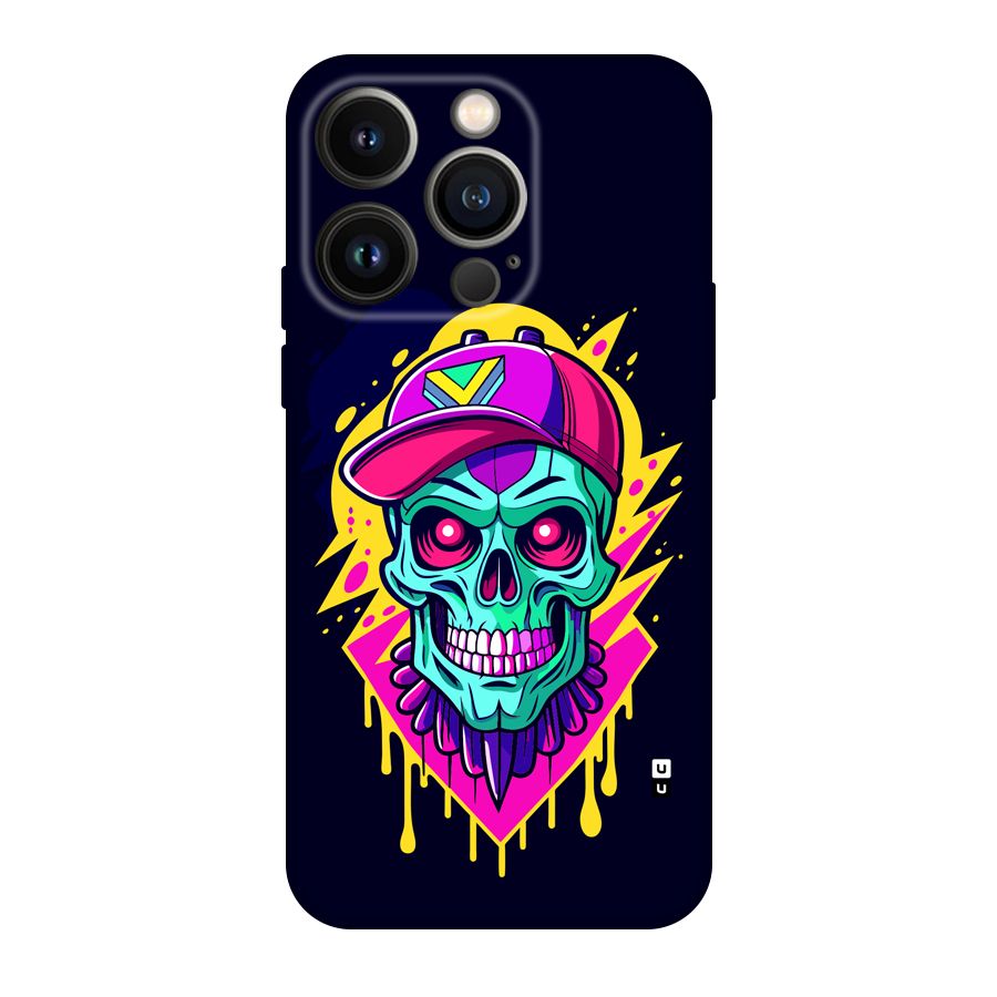 Skull In Cap Back Case for iPhone 14 Pro