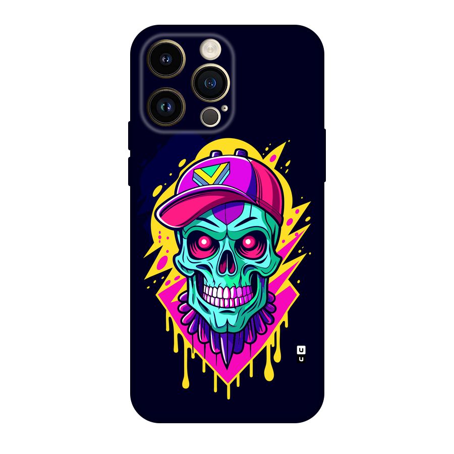 Skull In Cap Back Case for iPhone 14 Pro Max