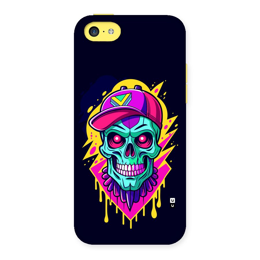 Skull In Cap Back Case for iPhone 5C