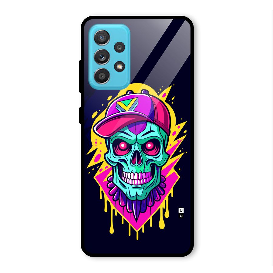 Skull In Cap Glass Back Case for Galaxy A52s 5G