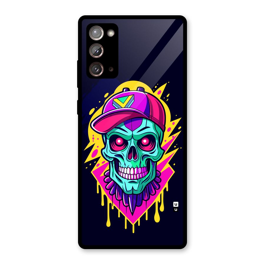 Skull In Cap Glass Back Case for Galaxy Note 20