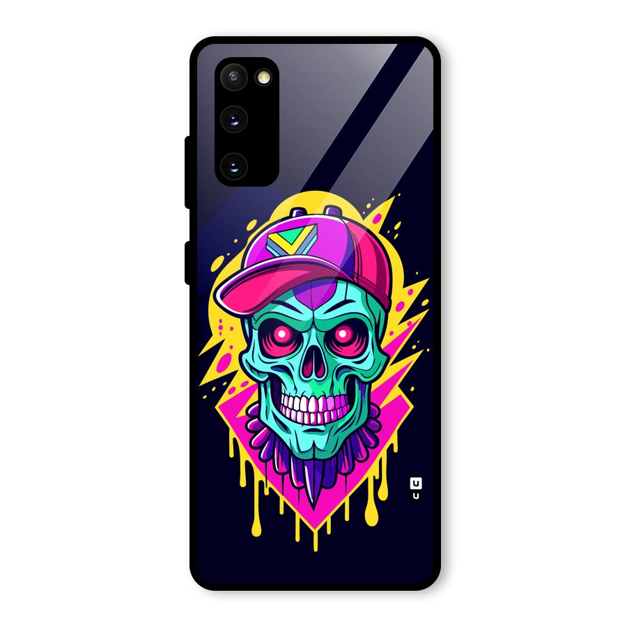 Skull In Cap Glass Back Case for Galaxy S20 FE 5G
