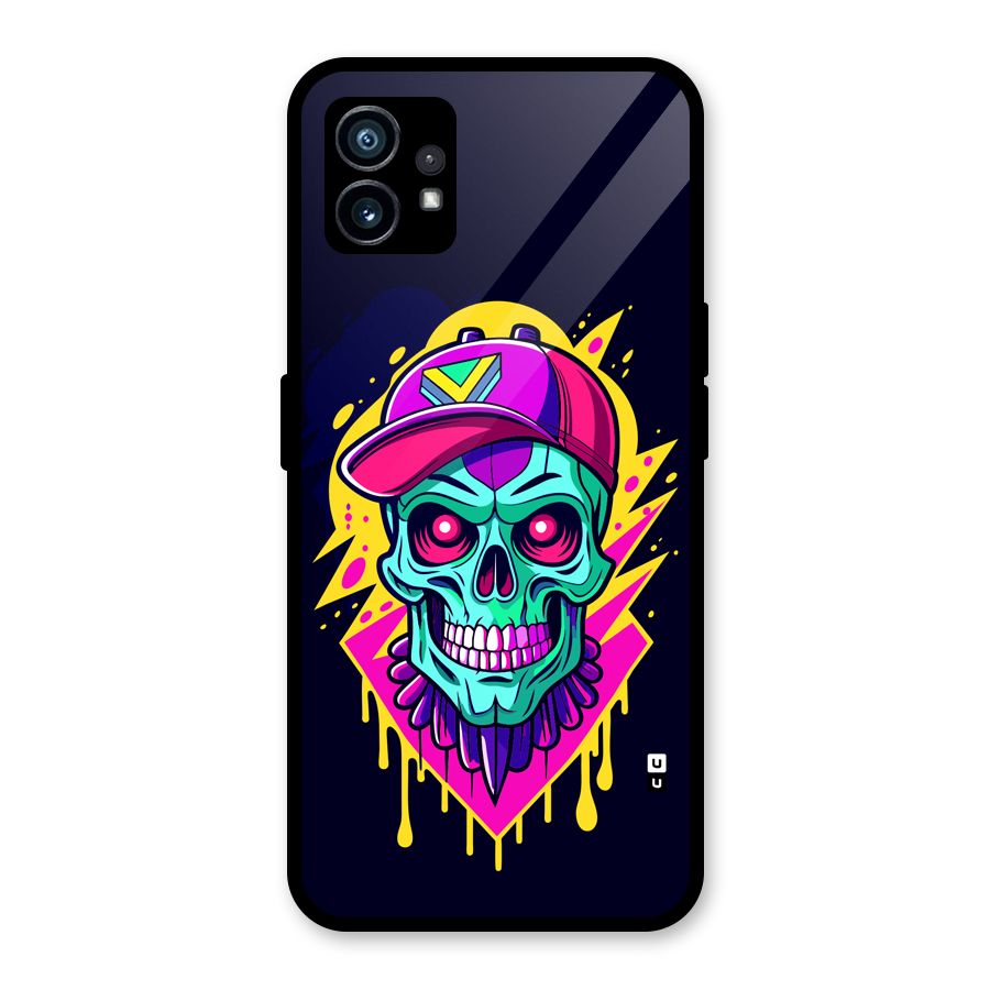 Skull In Cap Glass Back Case for Nothing Phone 1