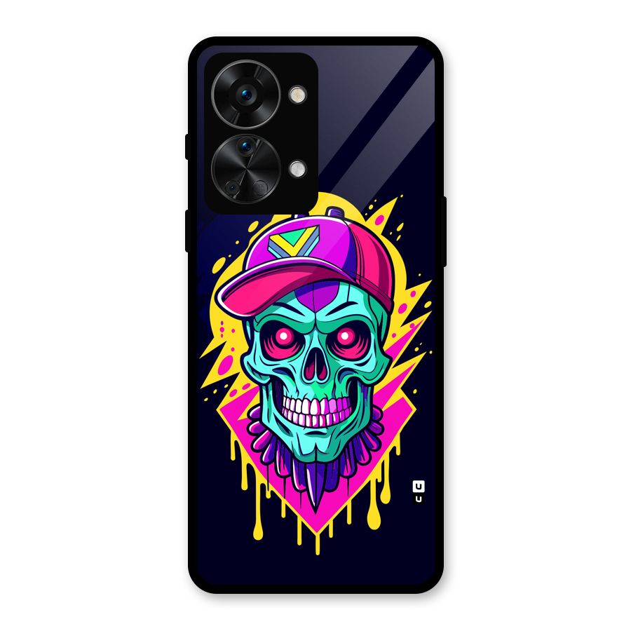 Skull In Cap Glass Back Case for OnePlus Nord 2T