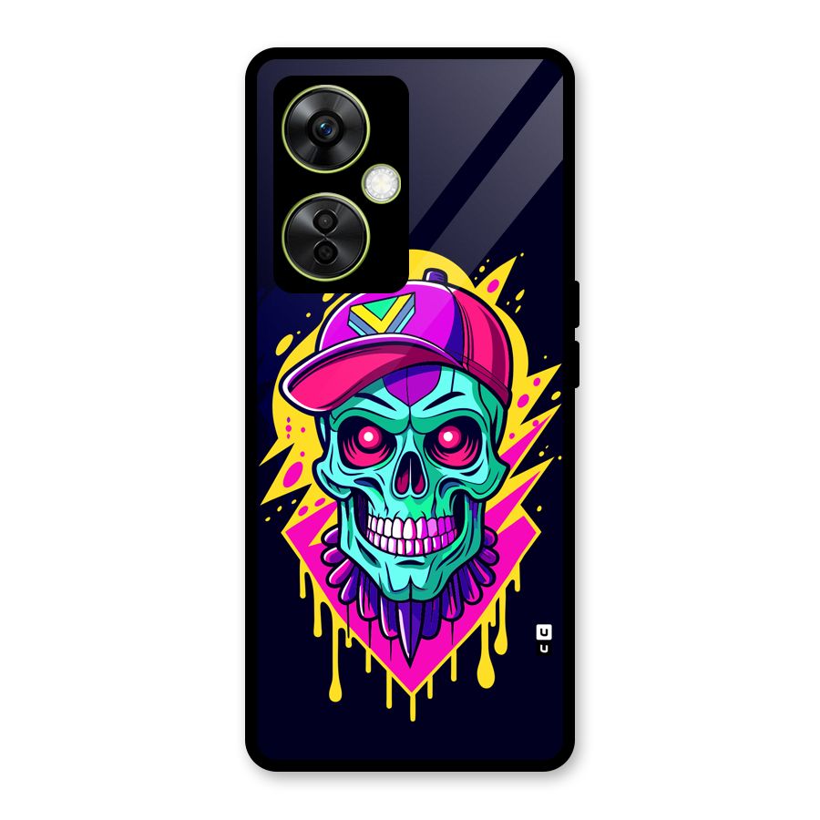 Skull In Cap Glass Back Case for OnePlus Nord CE 3 Lite