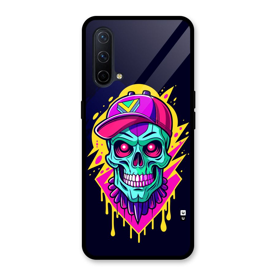 Skull In Cap Glass Back Case for OnePlus Nord CE 5G