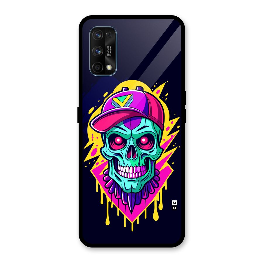 Skull In Cap Glass Back Case for Realme 7 Pro