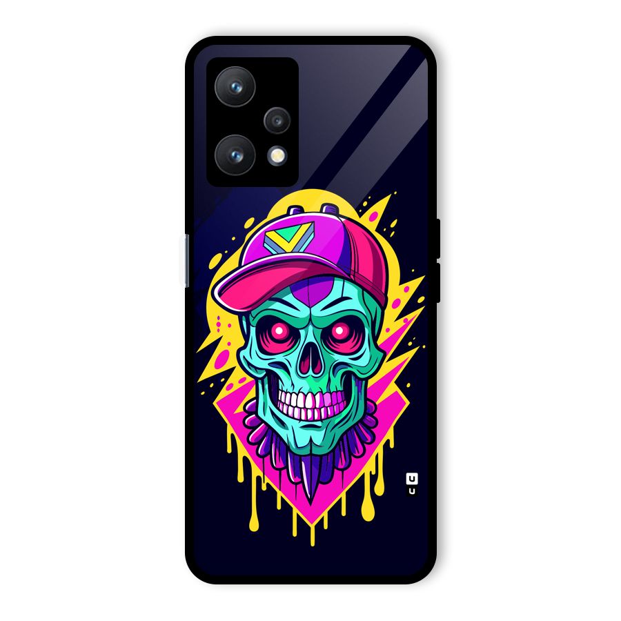 Skull In Cap Glass Back Case for Realme 9 Pro 5G