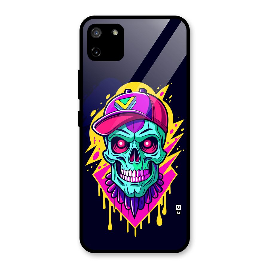 Skull In Cap Glass Back Case for Realme C11