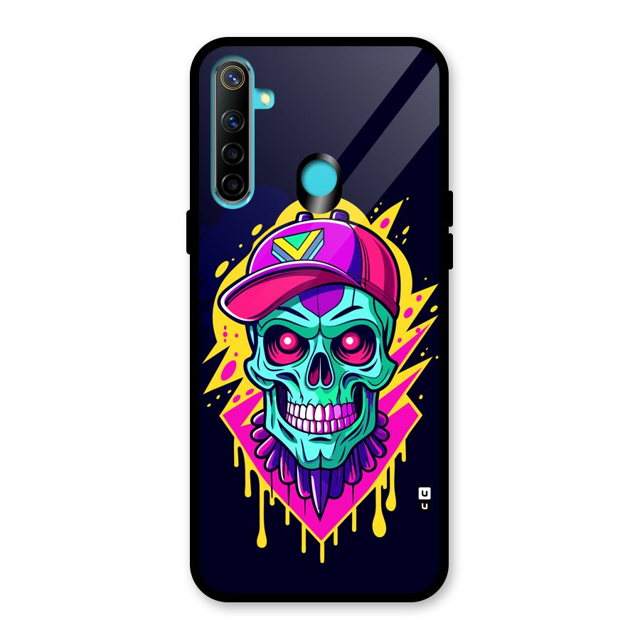 Skull In Cap Glass Back Case for Realme Narzo 10