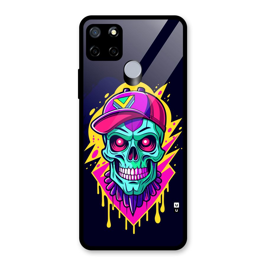 Skull In Cap Glass Back Case for Realme Narzo 30A