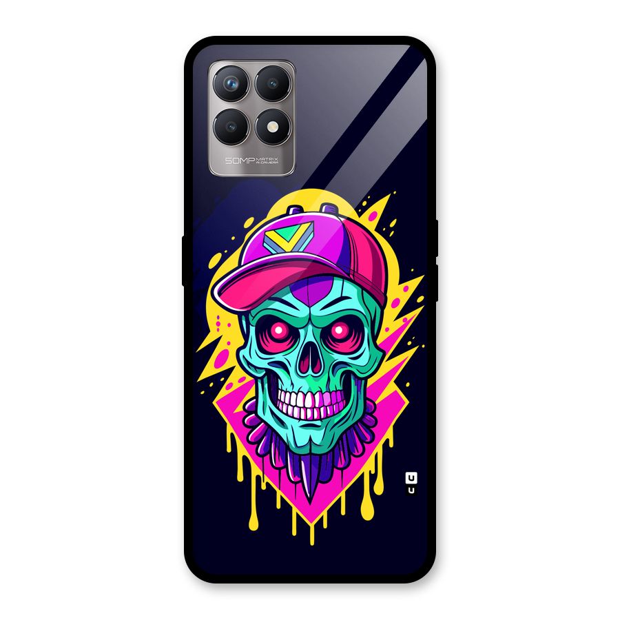 Skull In Cap Glass Back Case for Realme Narzo 50