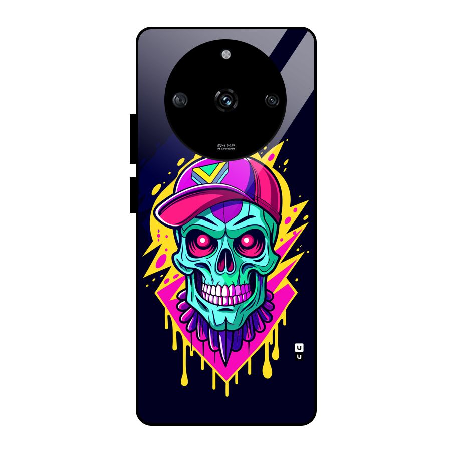 Skull In Cap Glass Back Case for Realme Narzo 60 5G