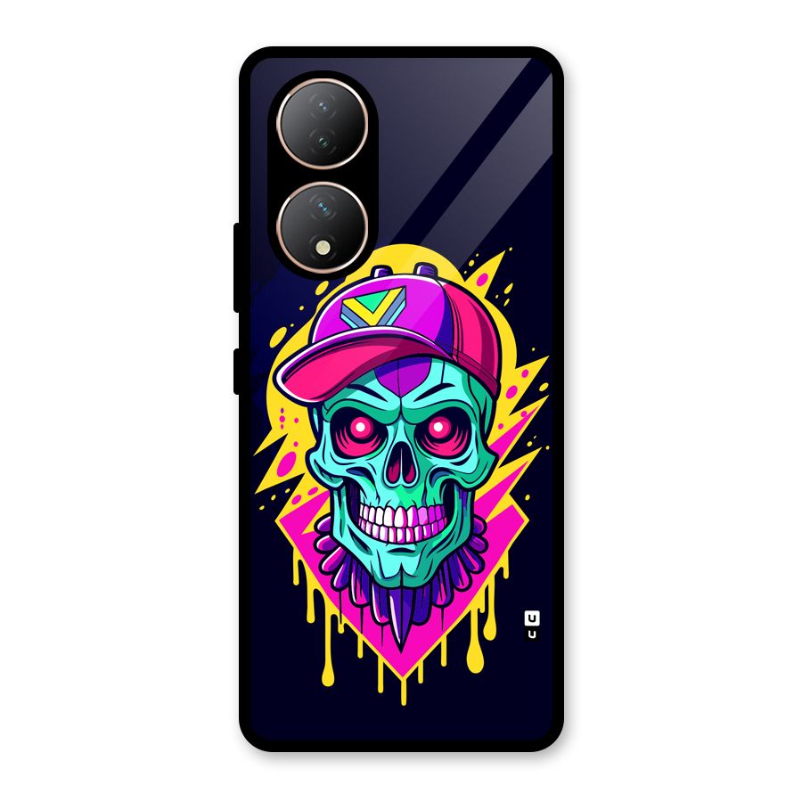 Skull In Cap Glass Back Case for Vivo Y100A