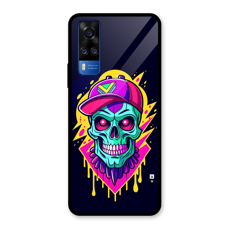 Skull In Cap Glass Back Case for Vivo Y31