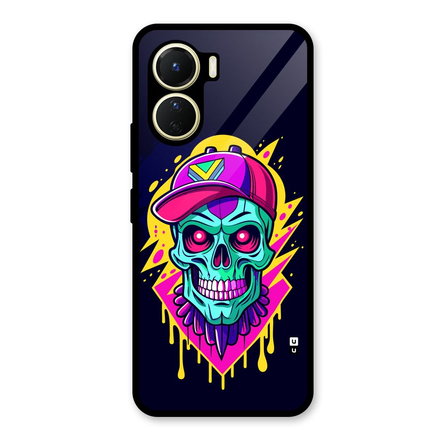 Skull In Cap Glass Back Case for Vivo Y56