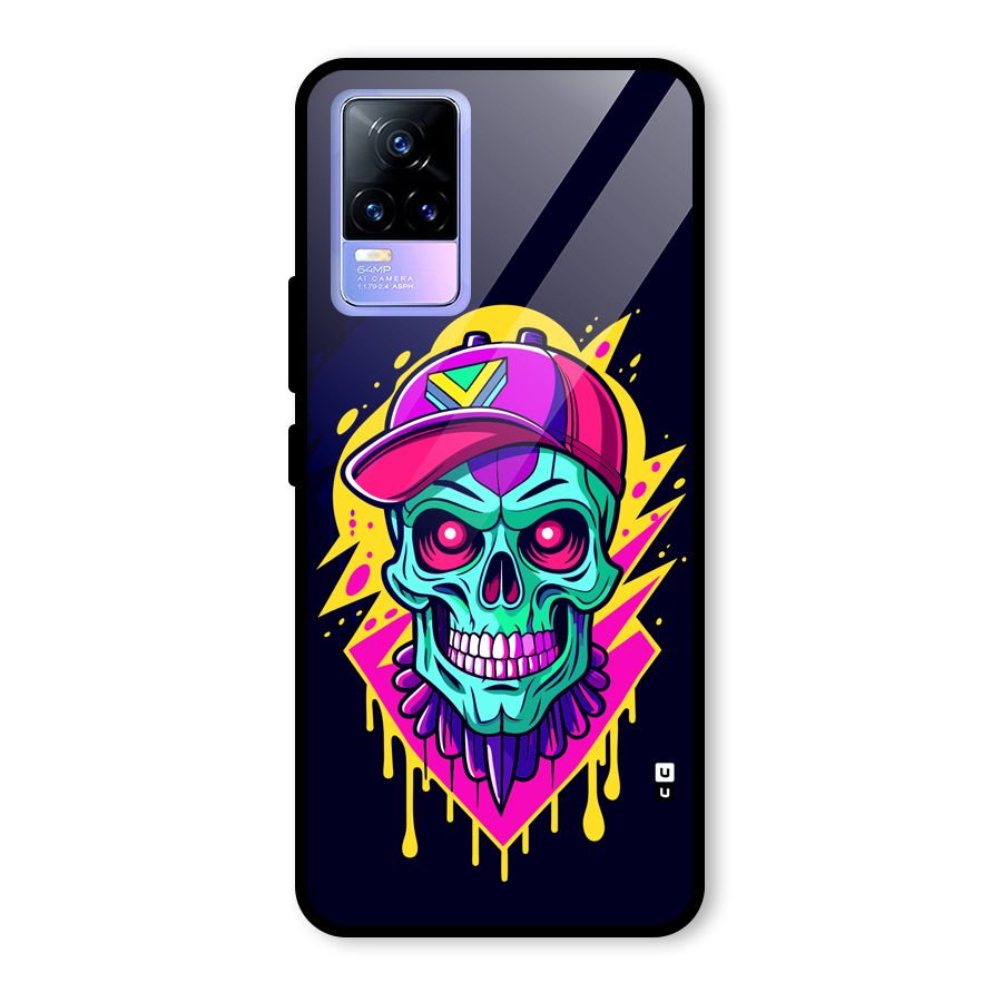 Skull In Cap Glass Back Case for Vivo Y73
