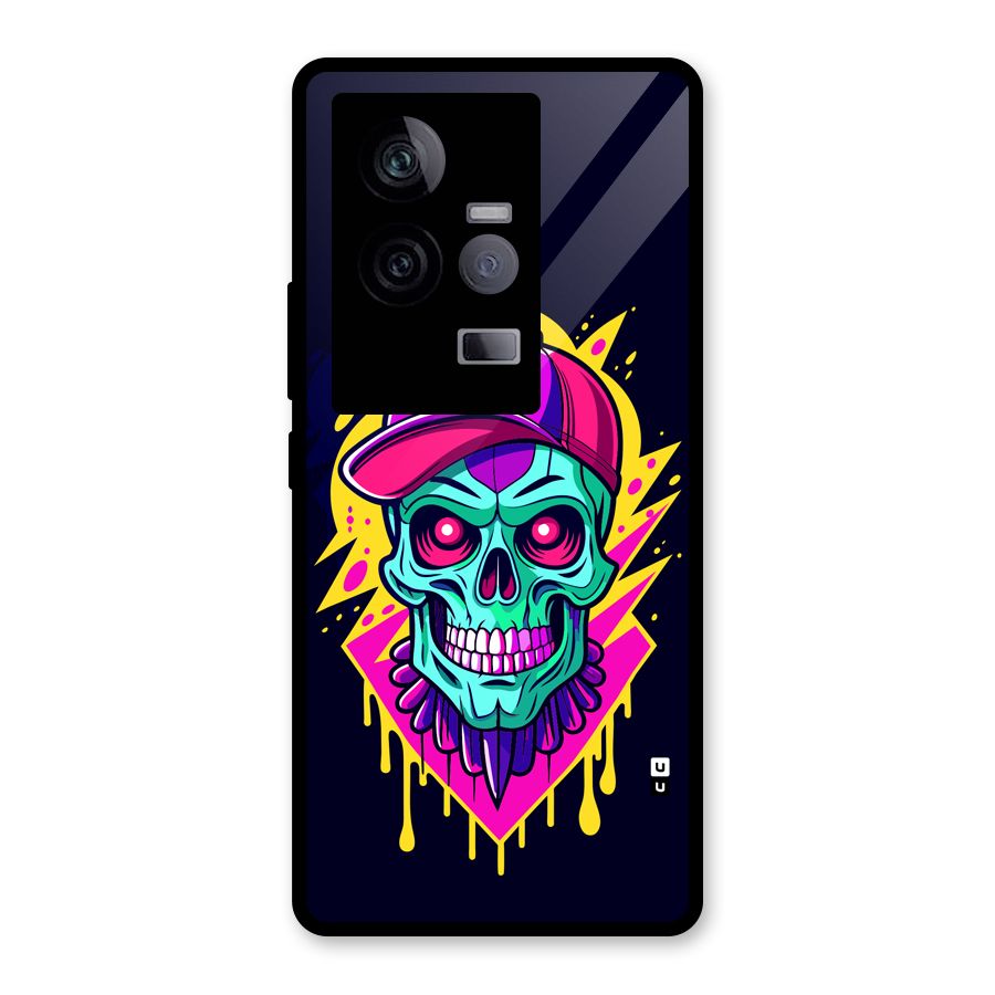 Skull In Cap Glass Back Case for Vivo iQOO 11 5G