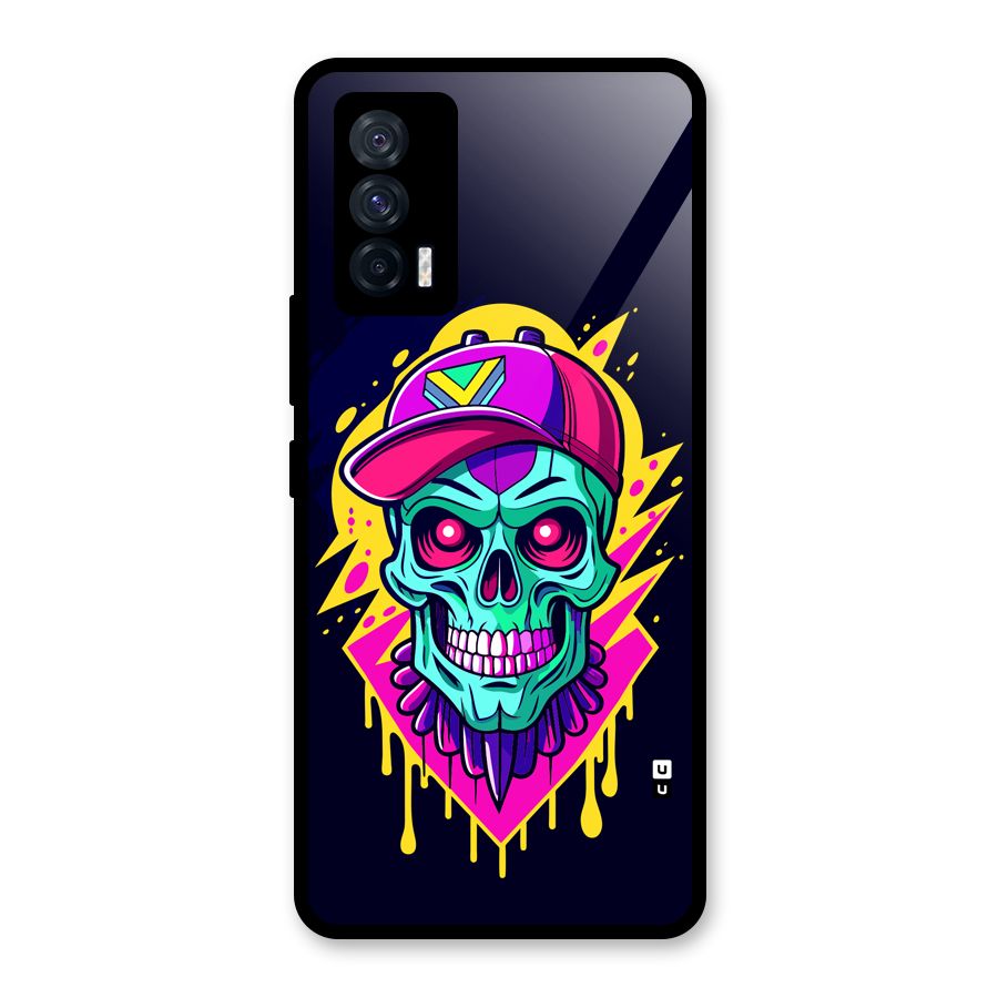Skull In Cap Glass Back Case for Vivo iQOO 7 5G