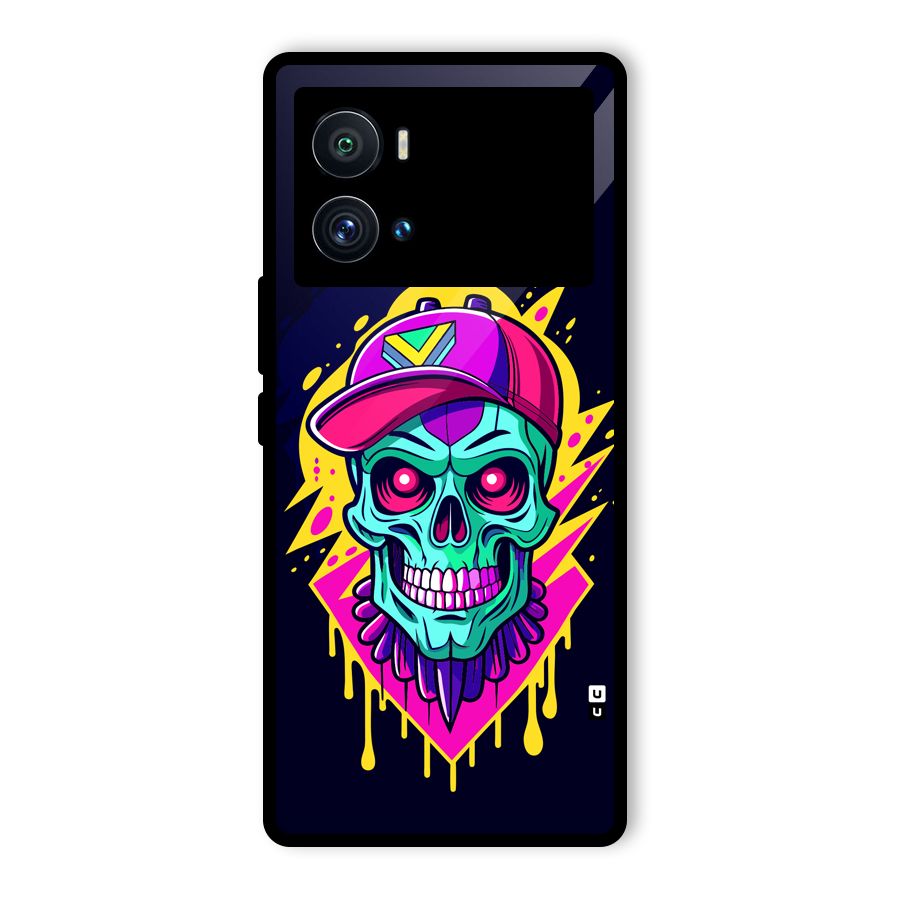 Skull In Cap Glass Back Case for Vivo iQOO 9 Pro