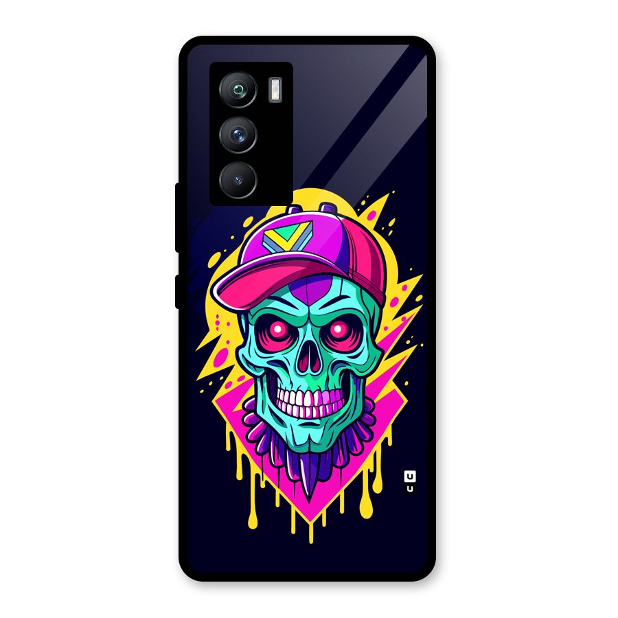 Skull In Cap Glass Back Case for Vivo iQOO 9 SE