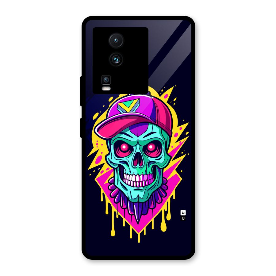 Skull In Cap Glass Back Case for Vivo iQOO Neo 7