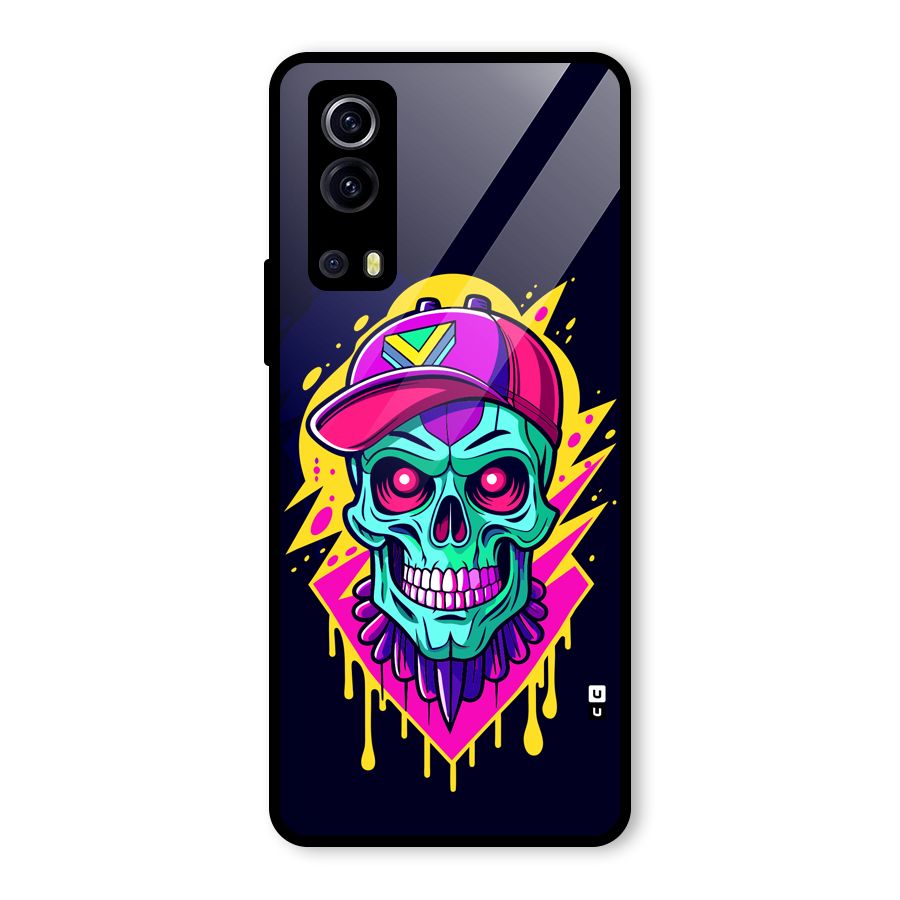 Skull In Cap Glass Back Case for Vivo iQOO Z3