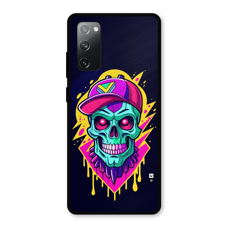 Skull In Cap Metal Back Case for Galaxy S20 FE 5G