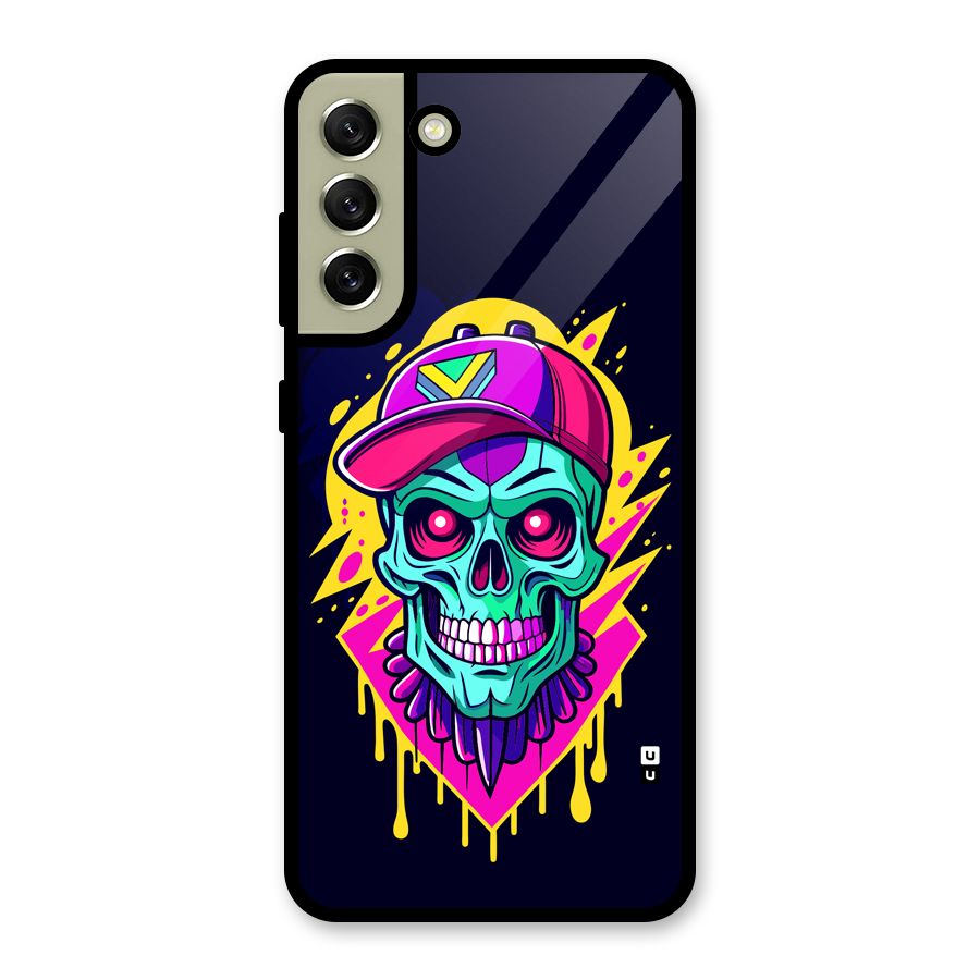 Skull In Cap Metal Back Case for Galaxy S21 FE 5G (2023)