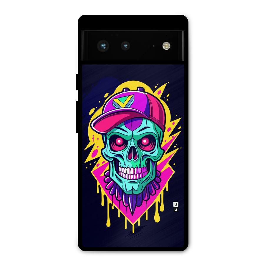 Skull In Cap Metal Back Case for Google Pixel 6