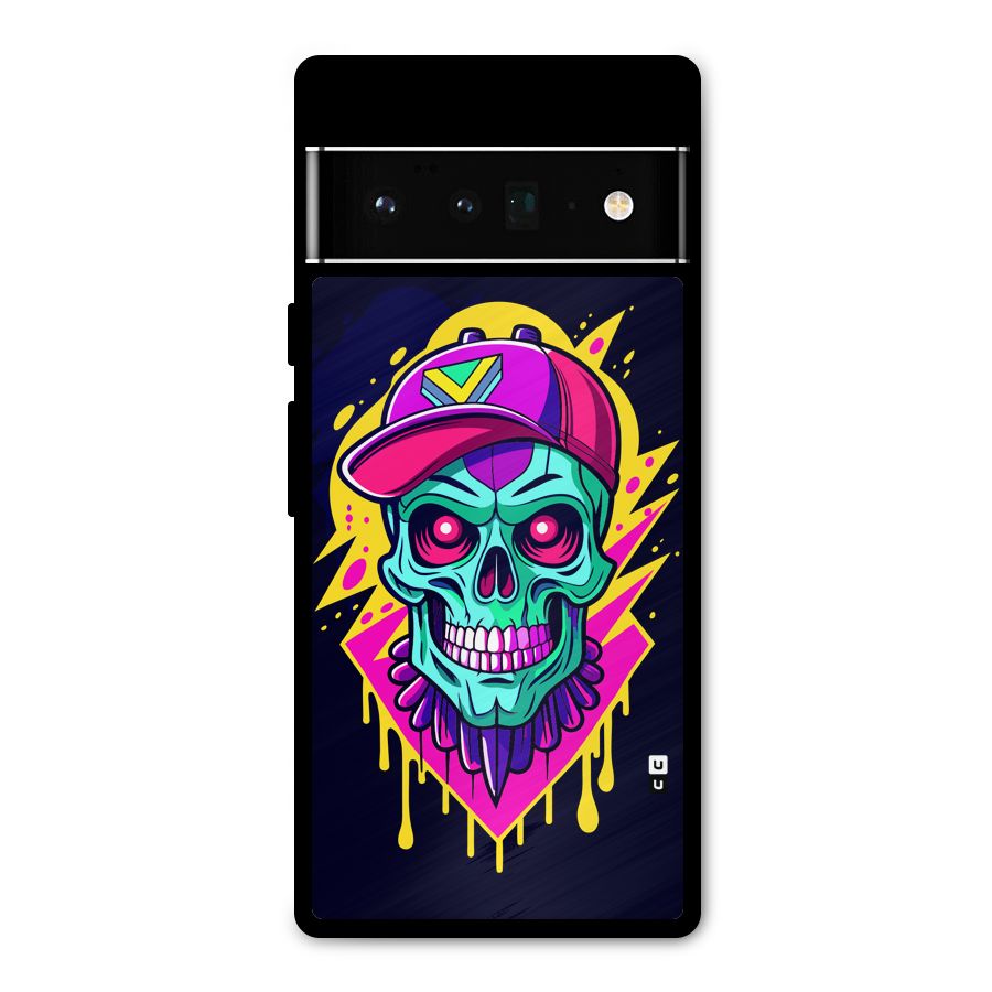 Skull In Cap Metal Back Case for Google Pixel 6 Pro