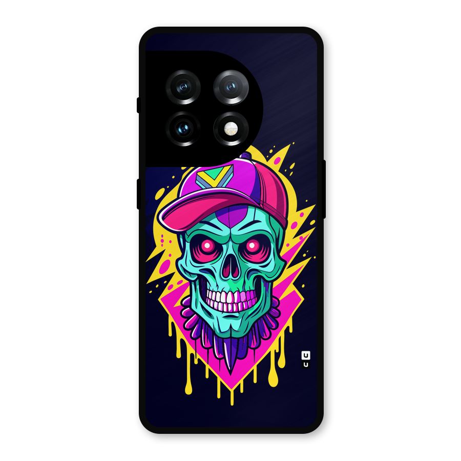 Skull In Cap Metal Back Case for OnePlus 11