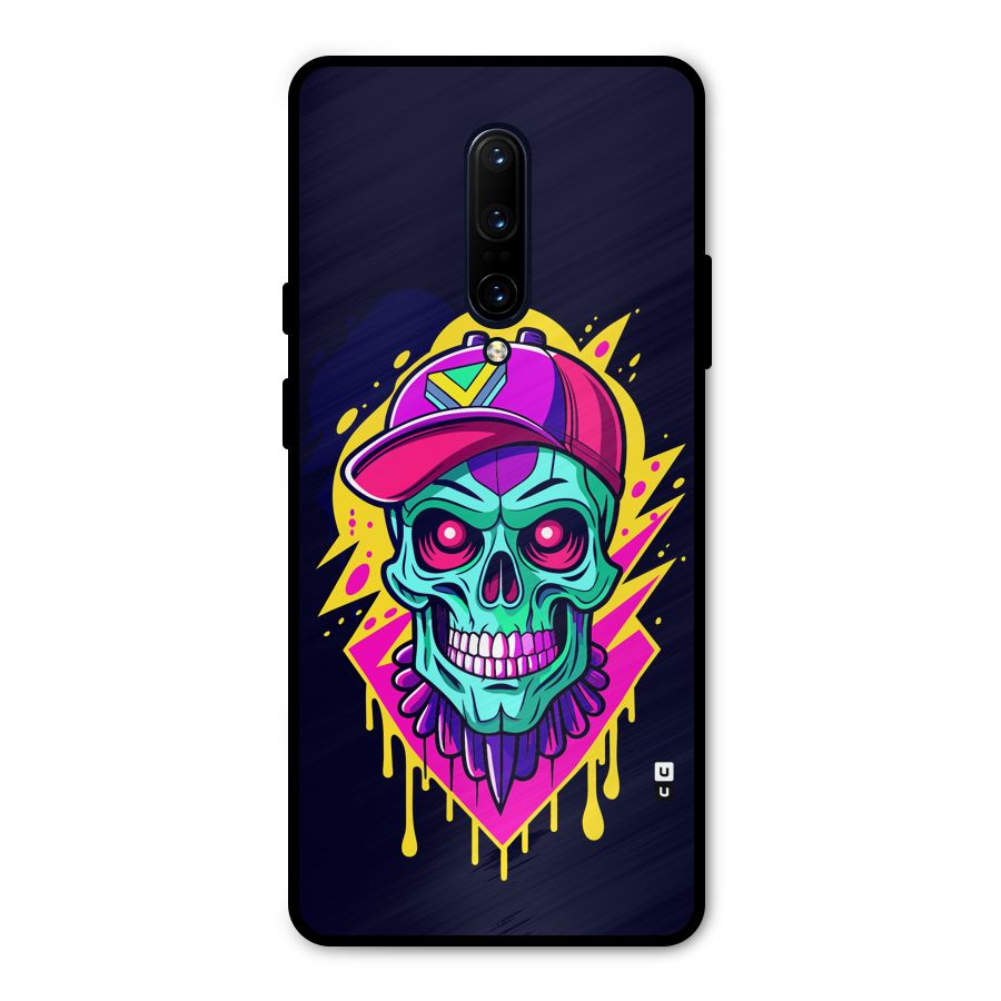 Skull In Cap Metal Back Case for OnePlus 7 Pro