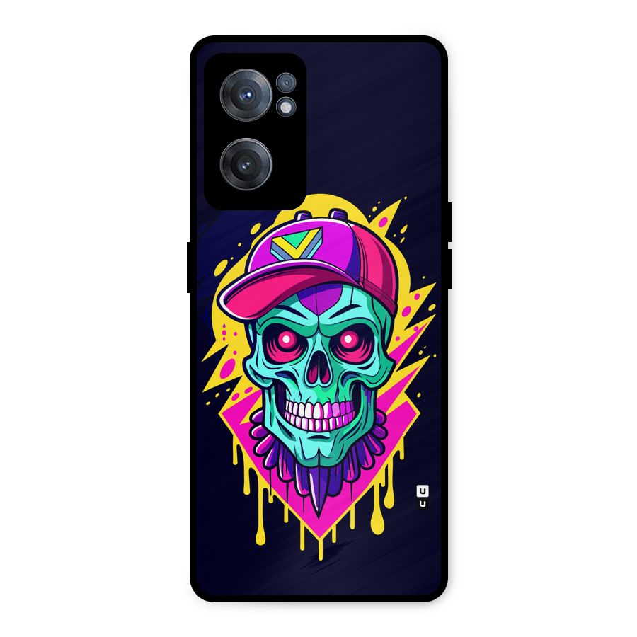 Skull In Cap Metal Back Case for OnePlus Nord CE 2 5G