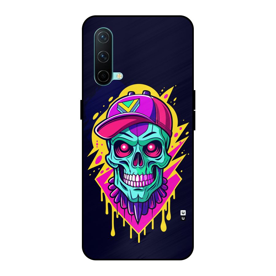 Skull In Cap Metal Back Case for OnePlus Nord CE 5G