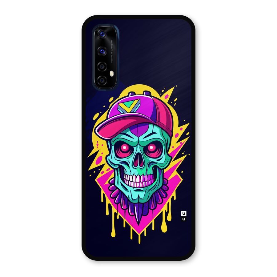 Skull In Cap Metal Back Case for Realme 7