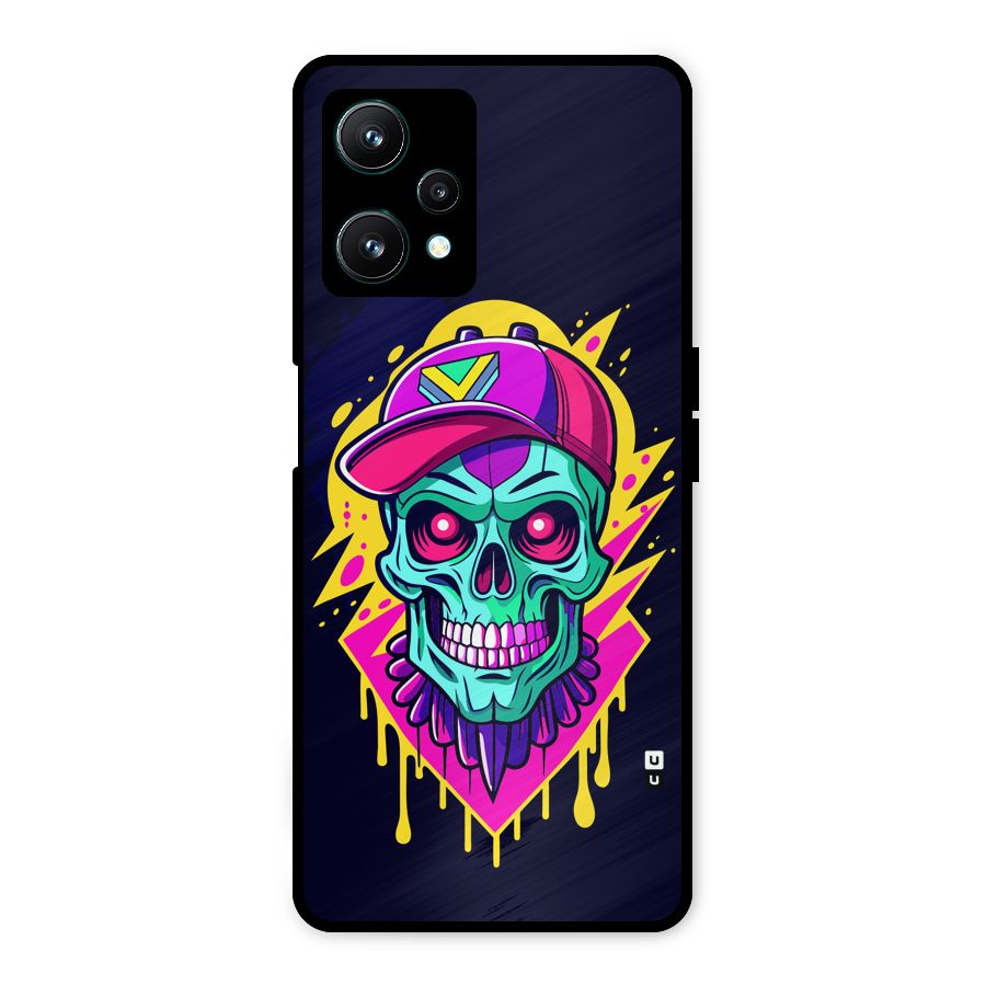 Skull In Cap Metal Back Case for Realme 9 Pro 5G
