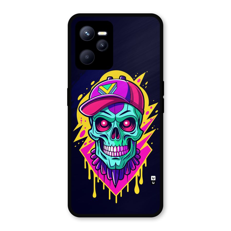 Skull In Cap Metal Back Case for Realme C35