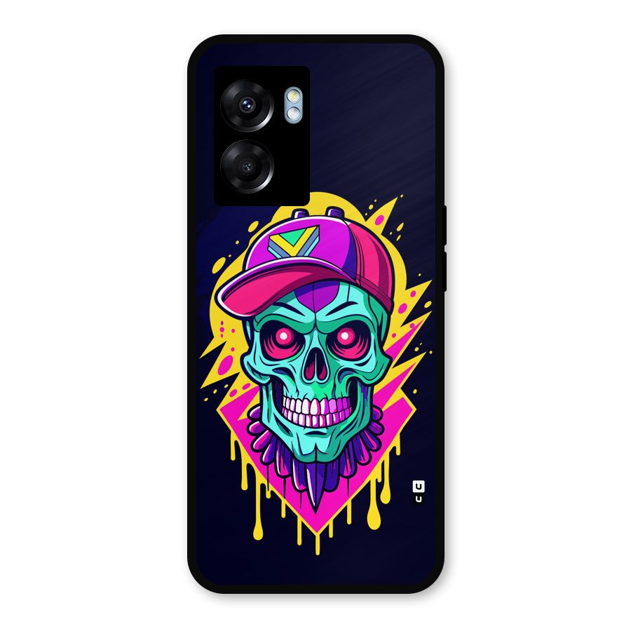 Skull In Cap Metal Back Case for Realme Narzo 50 5G