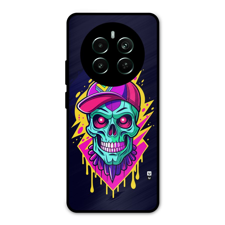 Skull In Cap Metal Back Case for Realme Narzo 70 Pro