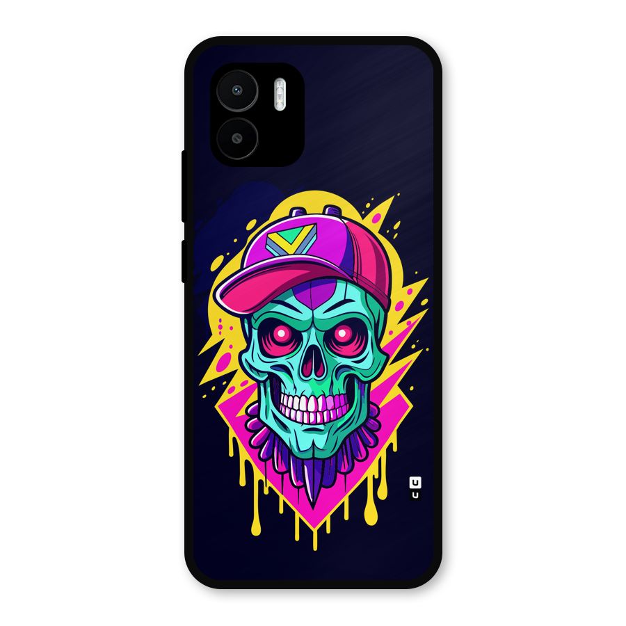 Skull In Cap Metal Back Case for Redmi A1