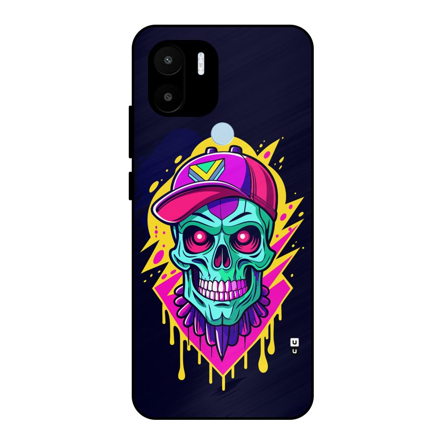 Skull In Cap Metal Back Case for Redmi A1 Plus