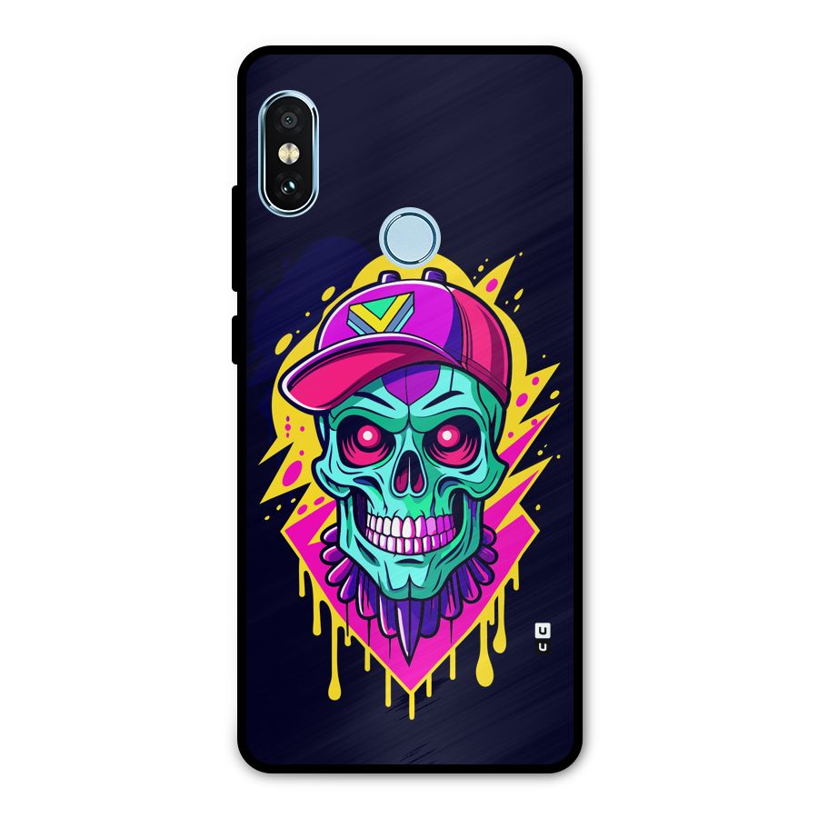 Skull In Cap Metal Back Case for Redmi Note 5 Pro