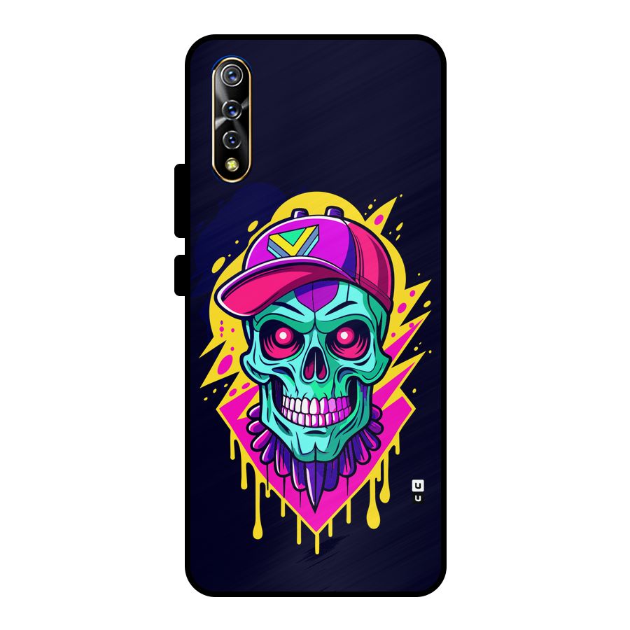 Skull In Cap Metal Back Case for Vivo S1