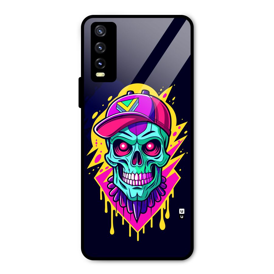 Skull In Cap Metal Back Case for Vivo Y20